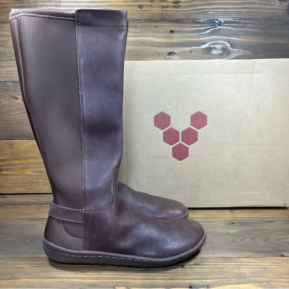 VivoBarefoot Ryder II Leather Tall Brown Boots